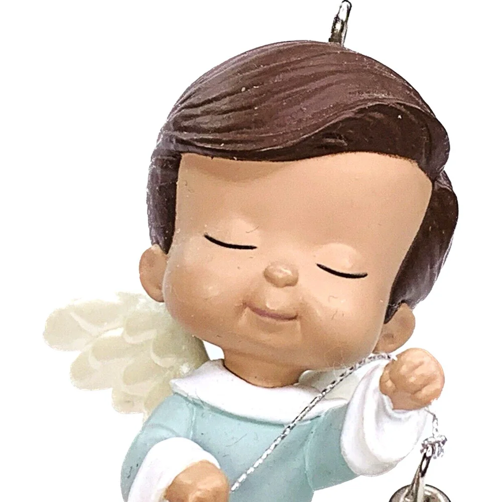 Hallmark Mary's Angels WILLOW Keepsake Ornament #15 Blue Bells 2002 No Box